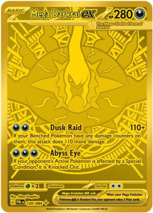Mega Darkrai ex (120/084) - Holofoil [ME05 Pitch Black]
