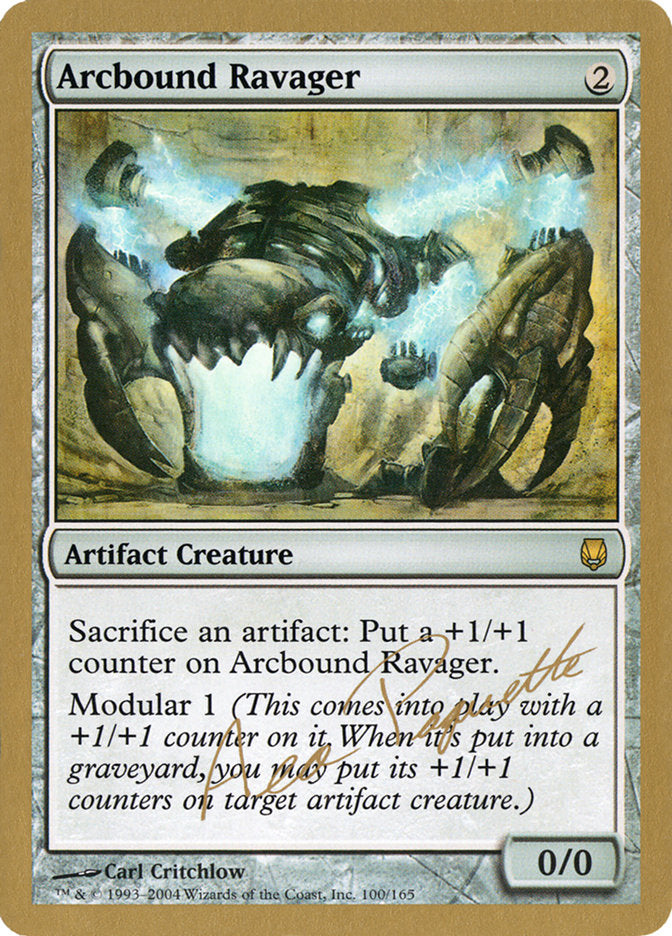 Arcbound Ravager (Aeo Paquette) [World Championship Decks 2004] - Magic: The Gathering - Card Brawlers | Quebec | Canada |