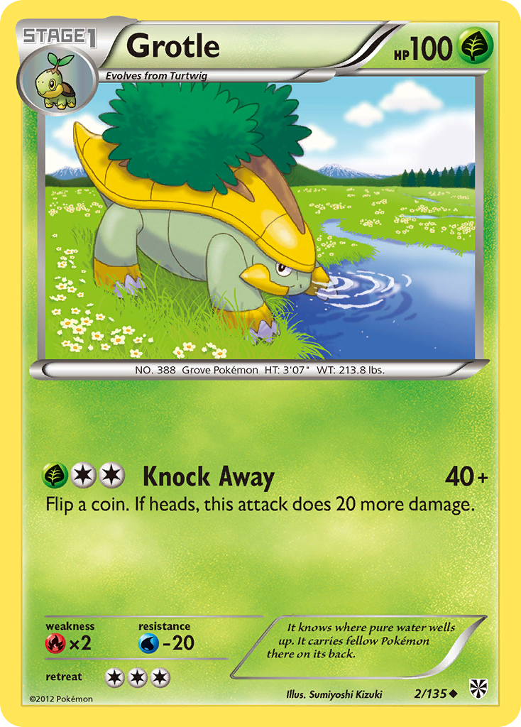 Grotle (2/135) [Black & White: Plasma Storm] - Pokémon - Card Brawlers | Quebec | Canada |