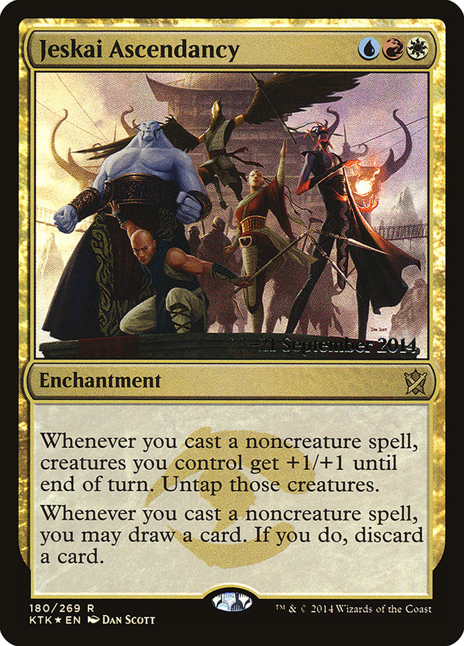 Jeskai Ascendancy [Khans of Tarkir Prerelease Promos] - Magic: The Gathering - Card Brawlers | Quebec | Canada |