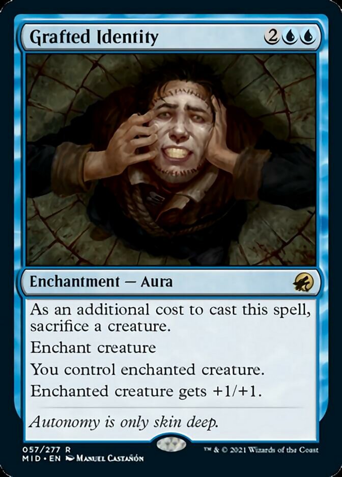 Grafted Identity [Innistrad: Midnight Hunt] - Magic: The Gathering - Card Brawlers | Quebec | Canada |