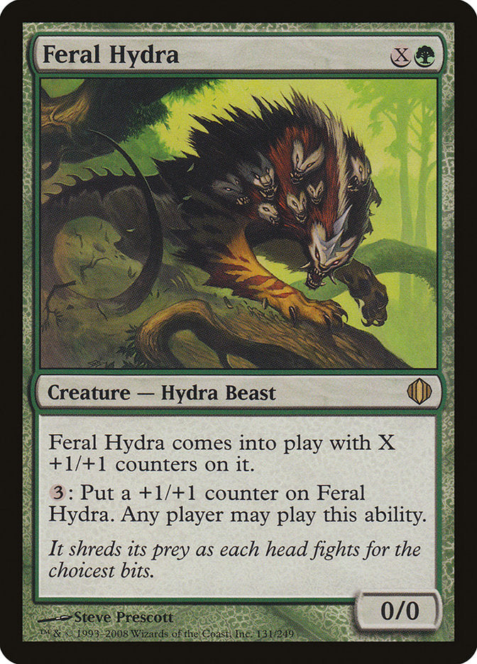Feral Hydra (Oversized) [Oversize Cards] - Magic: The Gathering - Card Brawlers | Quebec | Canada |
