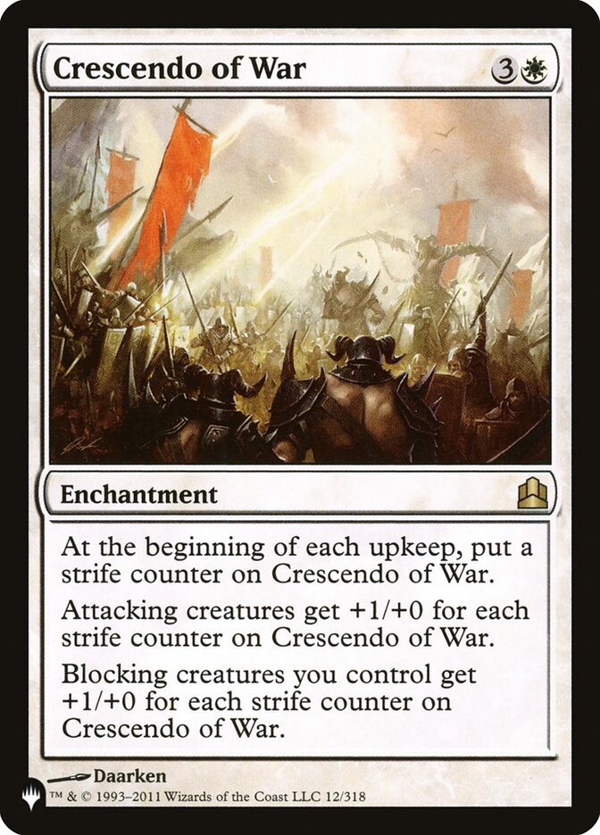 Crescendo of War [The List] - Magic: The Gathering - Card Brawlers | Quebec | Canada |