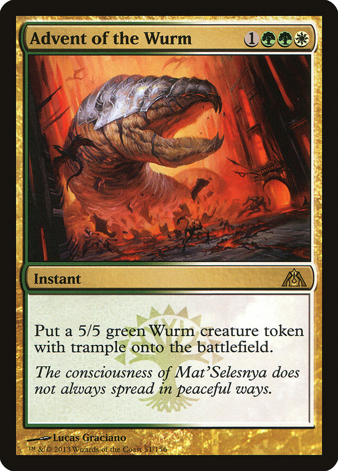 Advent of the Wurm [Dragon's Maze] - Magic: The Gathering - Card Brawlers | Quebec | Canada |