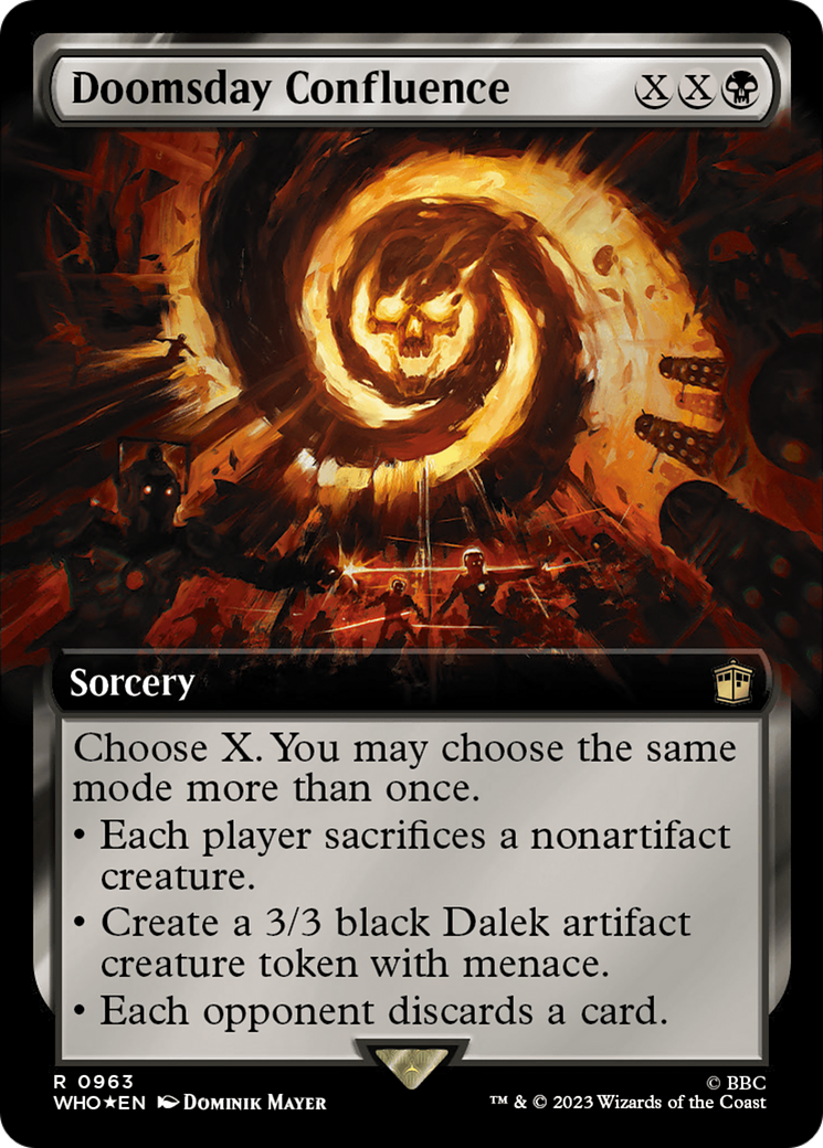 Doomsday Confluence (Extended Art) (Surge Foil) [Doctor Who] - Magic: The Gathering - Card Brawlers | Quebec | Canada |