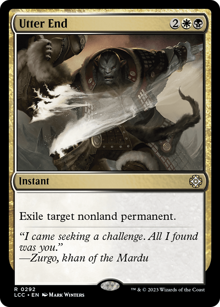Utter End [The Lost Caverns of Ixalan Commander] - Magic: The Gathering - Card Brawlers | Quebec | Canada |