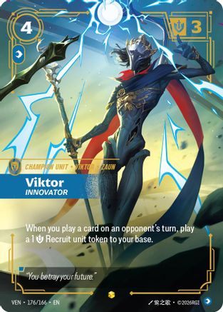 Viktor - Innovator (Overnumbered) (176/166) - Vendetta Foil