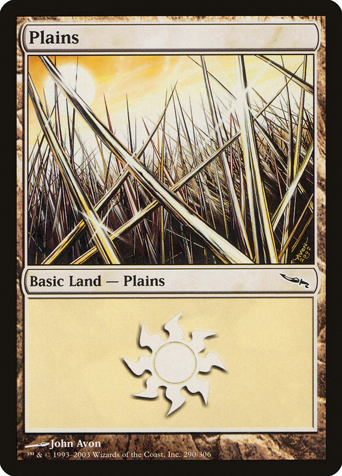 Plains (290) [Mirrodin] - Magic: The Gathering - Card Brawlers | Quebec | Canada |