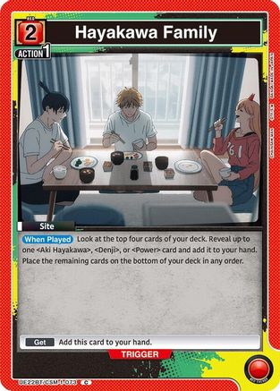 Hayakawa Family (UE22BT/CSM-1-073) - UE22BT CHAINSAW MAN