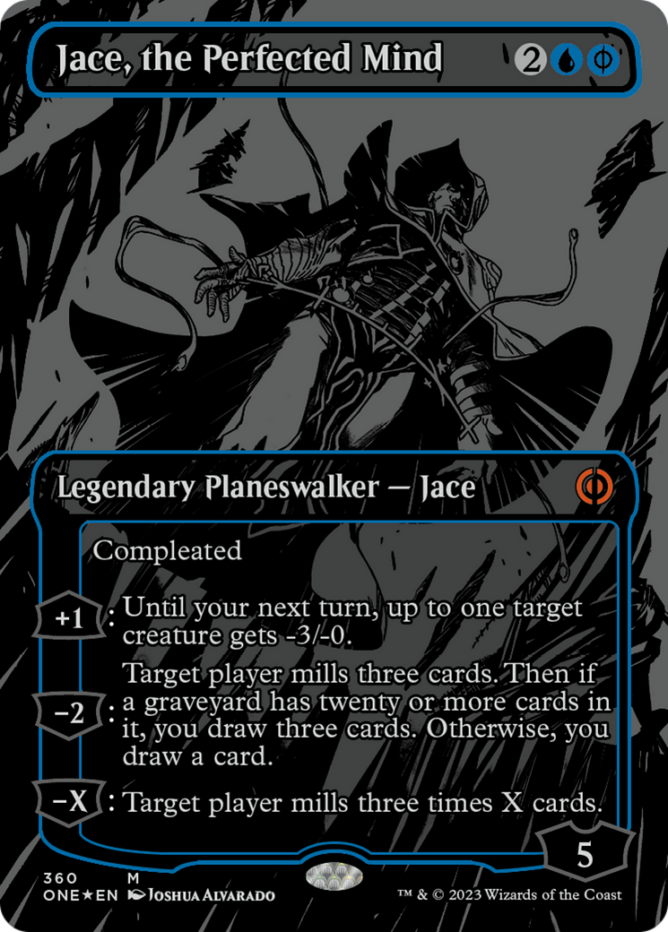 Jace, the Perfected Mind (Oil Slick Raised Foil) [Phyrexia: All Will Be One] - Magic: The Gathering - Card Brawlers | Quebec | Canada |