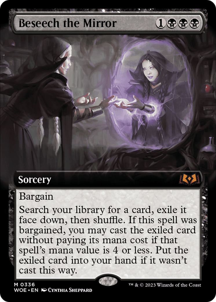 Beseech the Mirror (Extended Art) [Wilds of Eldraine] - Magic: The Gathering - Card Brawlers | Quebec | Canada |