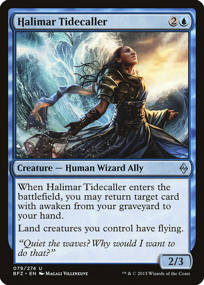 Halimar Tidecaller [Battle for Zendikar] - Magic: The Gathering - Card Brawlers | Quebec | Canada |