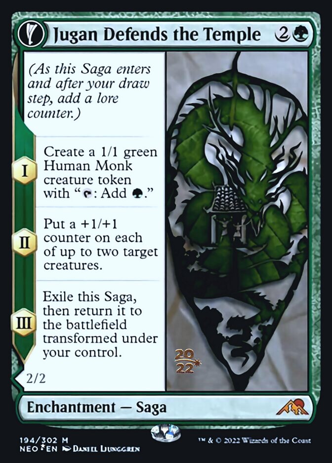 Jugan Defends the Temple // Remnant of the Rising Star [Kamigawa: Neon Dynasty Prerelease Promos] - Magic: The Gathering - Card Brawlers | Quebec | Canada |