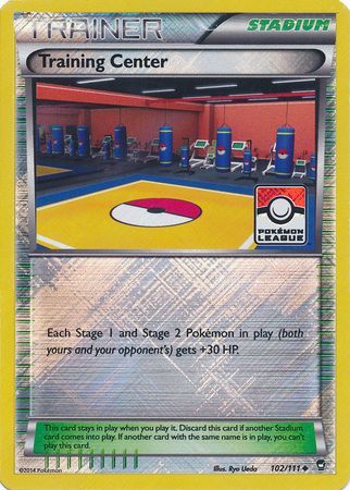 Training Center (102/111) (League Promo) [XY: Furious Fists] - Pokémon - Card Brawlers | Quebec | Canada |