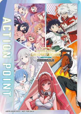 Action Point Card (AP21) (Regionals 26-27) (UEPR/2026-AP21) - Union Arena Promotion Cards Foil