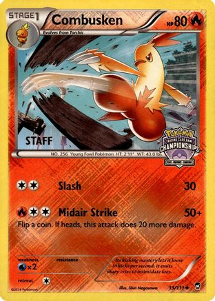 Combusken (013/111) - Reverse Holofoil [League & Championship Cards]