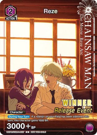 Reze (Release Event Winner) (UEPR/CSM-1-027) - UE22BT CHAINSAW MAN Release Event Foil