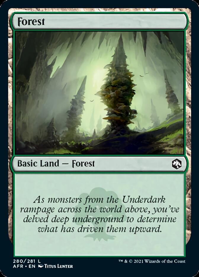 Forest (280) [Dungeons & Dragons: Adventures in the Forgotten Realms] - Magic: The Gathering - Card Brawlers | Quebec | Canada |