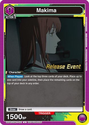 Makima (021) (UE22BT/CSM-1-021) - UE22BT CHAINSAW MAN Release Event