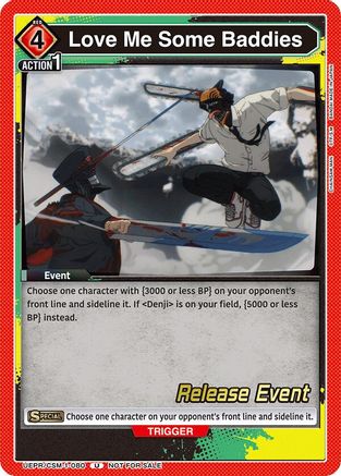 Love Me Some Baddies (UE22BT/CSM-1-080) - UE22BT CHAINSAW MAN Release Event