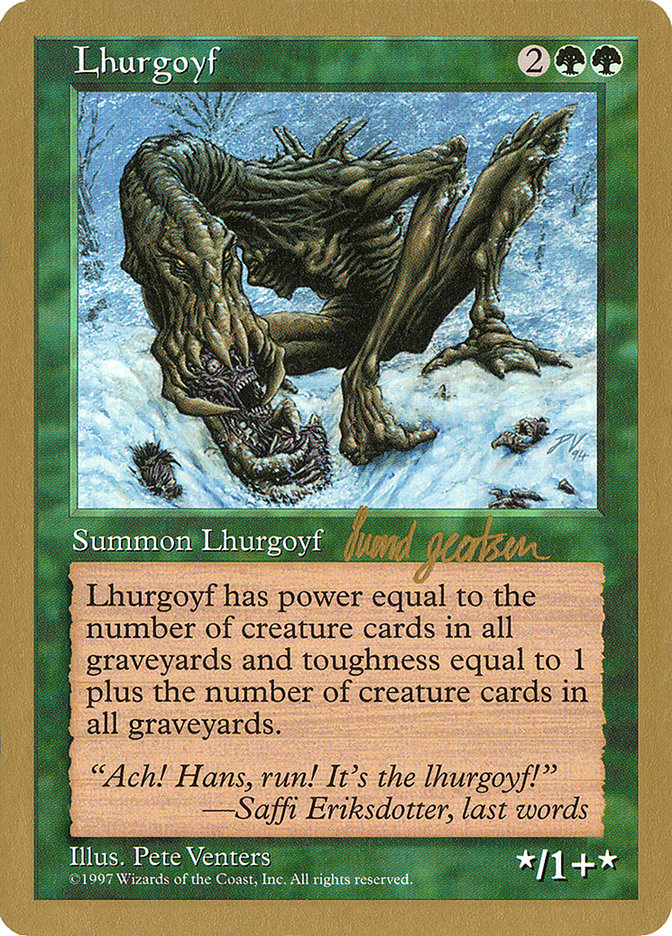 Lhurgoyf (Svend Geertsen) [World Championship Decks 1997] - Magic: The Gathering - Card Brawlers | Quebec | Canada |