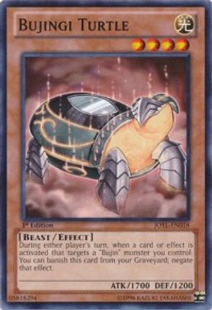 Bujingi Turtle [JOTL-EN018] Common - Yu-Gi-Oh! - Card Brawlers | Quebec | Canada |