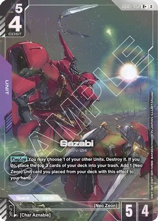 Sazabi (R+) (GD05-052) - Freedom Ascension Holofoil