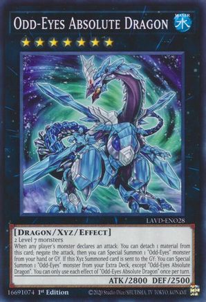 Odd-Eyes Absolute Dragon (LAVD-ENO28) - Legendary Arc-V Decks 1st Edition