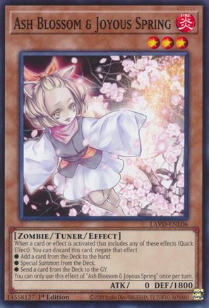 Ash Blossom & Joyous Spring (LAVD-ENL06) (LAVD-ENL06) - Legendary Arc-V Decks 1st Edition