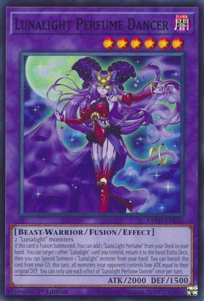 Lunalight Perfume Dancer (LAVD-ENL35) - Legendary Arc-V Decks 1st Edition