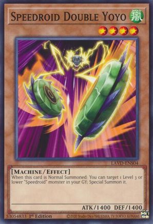 Speedroid Double Yoyo (LAVD-ENS04) - Legendary Arc-V Decks 1st Edition