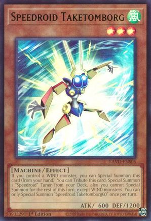 Speedroid Taketomborg (UR) (LAVD-ENS05) - Legendary Arc-V Decks 1st Edition