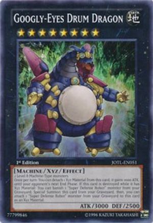 Googly-Eyes Drum Dragon [JOTL-EN051] Common - Yu-Gi-Oh! - Card Brawlers | Quebec | Canada |