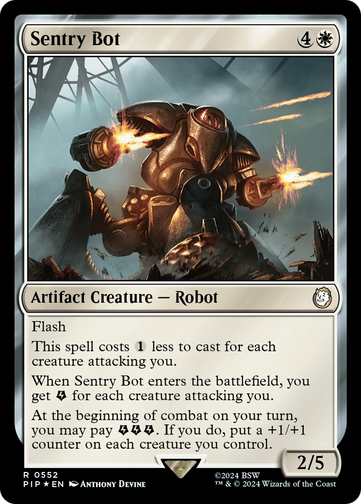 Sentry Bot (Surge Foil) [Fallout] - Magic: The Gathering - Card Brawlers | Quebec | Canada |