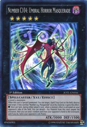Number C104: Umbral Horror Masquerade [JOTL-EN056] Super Rare - Yu-Gi-Oh! - Card Brawlers | Quebec | Canada |