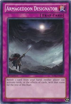 Armageddon Designator [JOTL-EN080] Common - Yu-Gi-Oh! - Card Brawlers | Quebec | Canada |