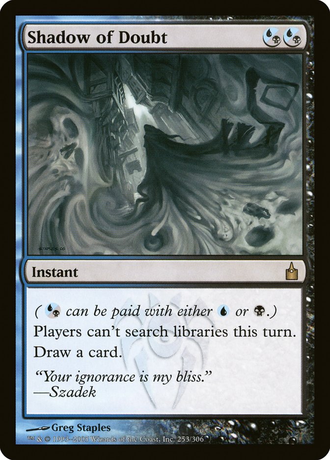 Shadow of Doubt [Ravnica: City of Guilds] - Magic: The Gathering - Card Brawlers | Quebec | Canada |