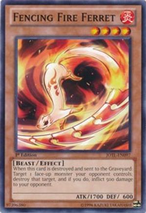 Fencing Fire Ferret [JOTL-EN097] Common - Yu-Gi-Oh! - Card Brawlers | Quebec | Canada |