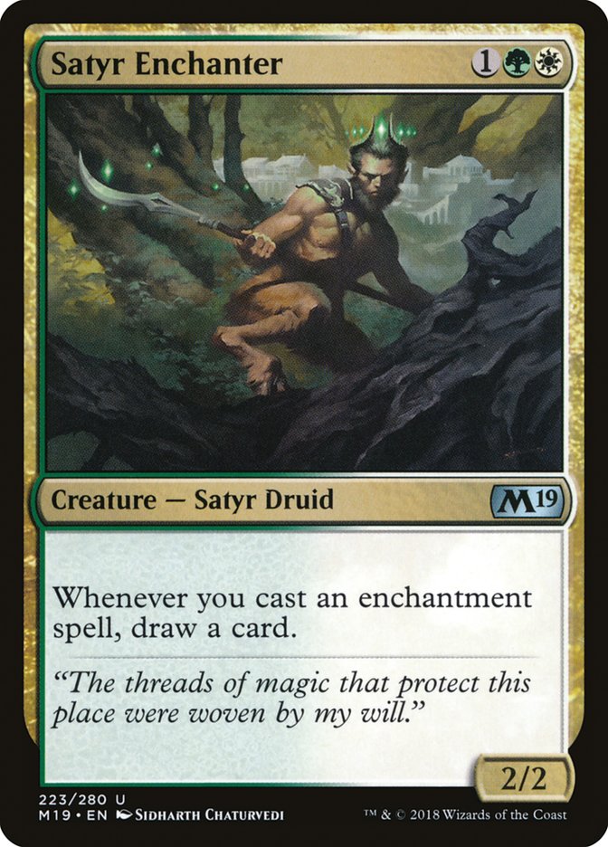Satyr Enchanter [Core Set 2019] - Magic: The Gathering - Card Brawlers | Quebec | Canada |
