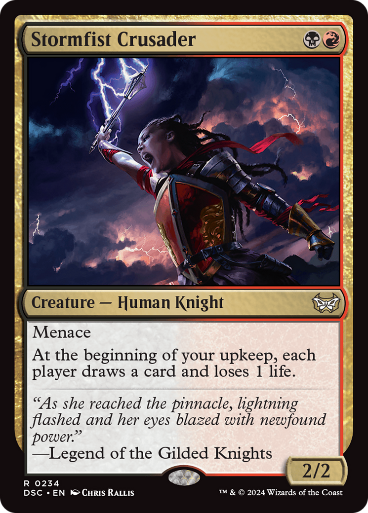 Stormfist Crusader [Duskmourn: House of Horror Commander] - Magic: The Gathering - Card Brawlers | Quebec | Canada |