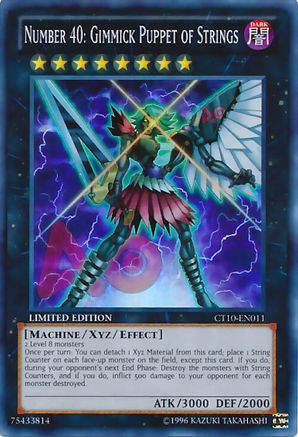 Number 40: Gimmick Puppet of Strings [CT10-EN011] Super Rare - Yu-Gi-Oh! - Card Brawlers | Quebec | Canada |