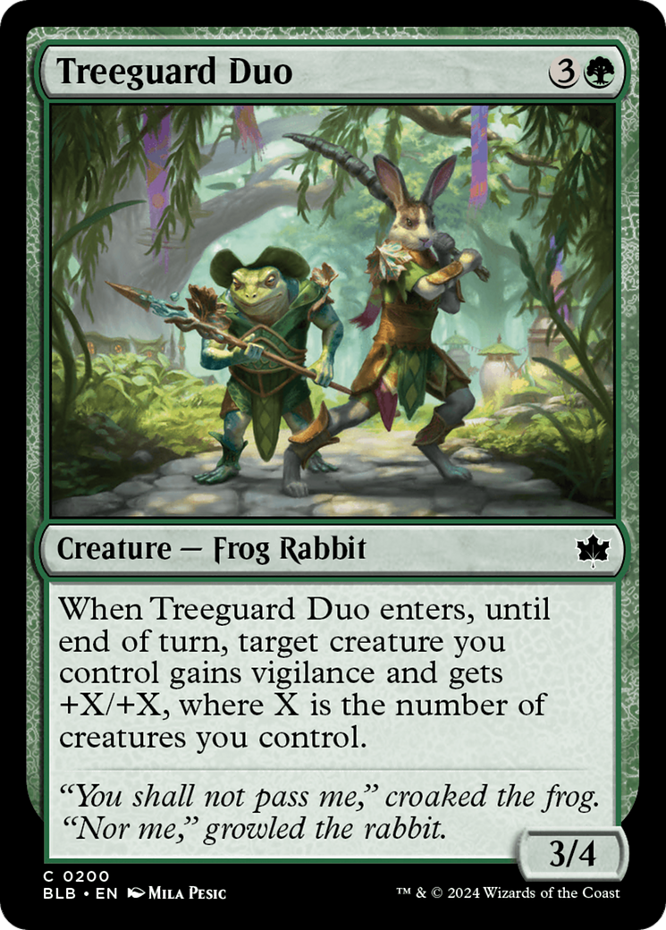 Treeguard Duo [Bloomburrow] - Magic: The Gathering - Card Brawlers | Quebec | Canada |