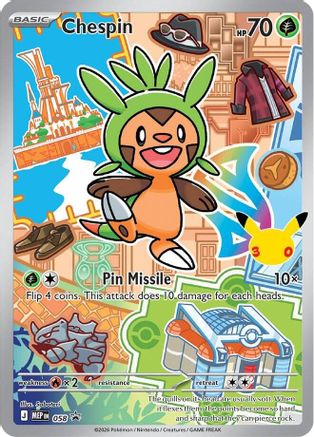 Chespin (058/null) - Holofoil [ME Mega Evolution Promo]