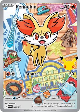 Fennekin (059/null) - Holofoil [ME Mega Evolution Promo]