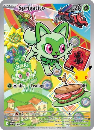 Sprigatito (061/null) - Holofoil [ME Mega Evolution Promo]
