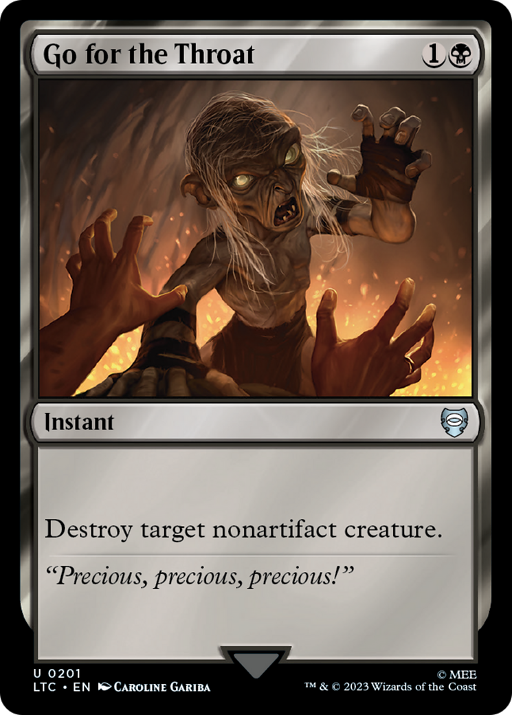 Go for the Throat [The Lord of the Rings: Tales of Middle-Earth Commander] - Magic: The Gathering - Card Brawlers | Quebec | Canada |