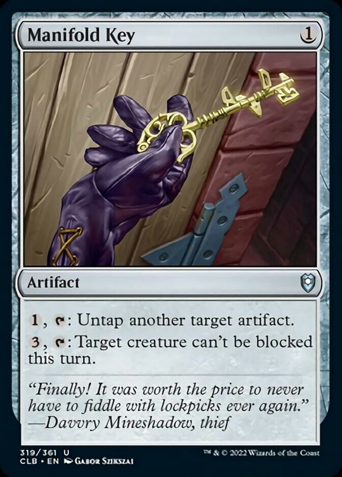 Manifold Key [Commander Legends: Battle for Baldur's Gate] - Magic: The Gathering - Card Brawlers | Quebec | Canada |