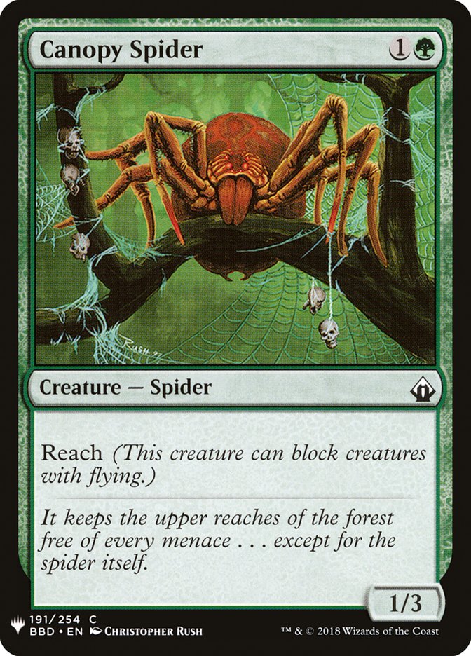 Canopy Spider [Mystery Booster] - Magic: The Gathering - Card Brawlers | Quebec | Canada |