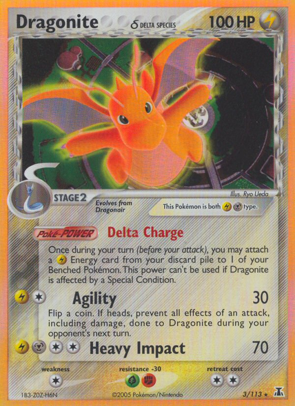 Dragonite (3/113) (Delta Species) [EX: Delta Species] - Pokémon - Card Brawlers | Quebec | Canada |