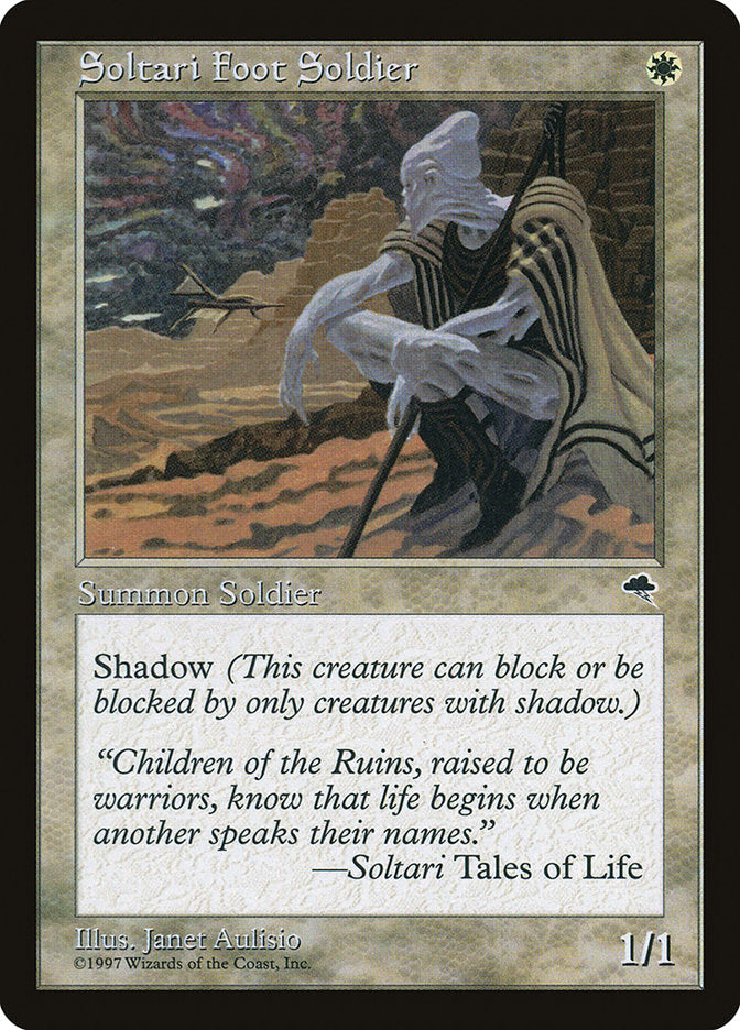Soltari Foot Soldier [Tempest] - Magic: The Gathering - Card Brawlers | Quebec | Canada |